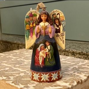 Jim Shore - Heartwood Creek - Nativity Angel - Sculpt Wings Ornament NIB
